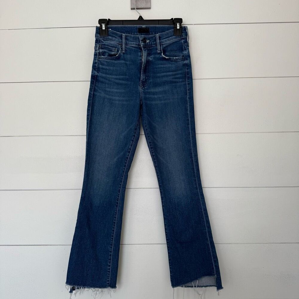 Mother Women’s 25 Insider Crop Step Fray Wish Upon A Star Jeans